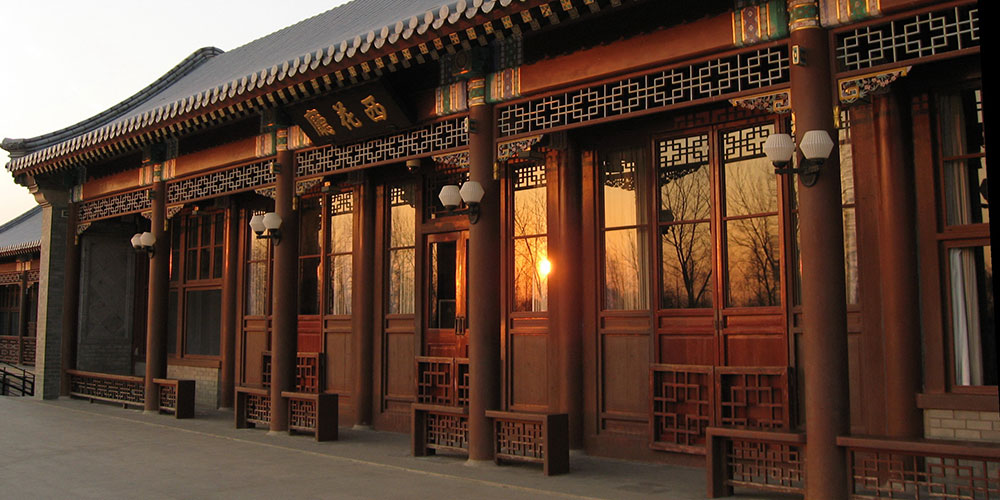 仿北京中南海西花廳近景