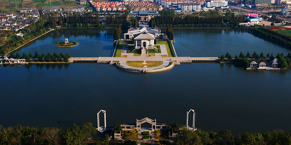 周恩來紀念館鳥瞰圖